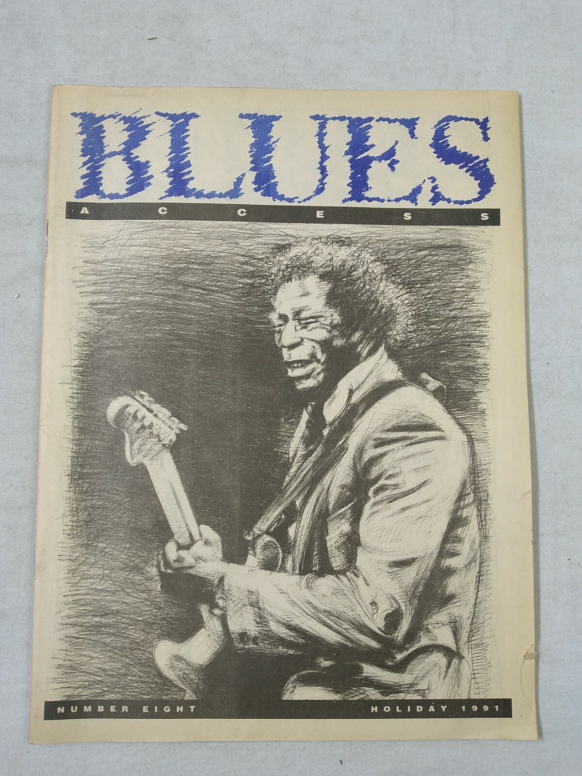 Blues Access Number 8 Holiday 1991 Magazine RARE Blues Access Number 8 Holiday 1991 Magazine RARE