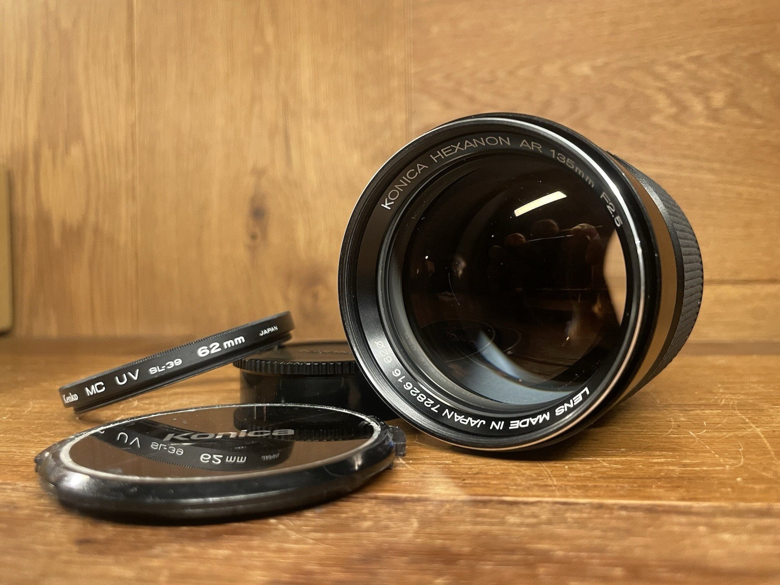 *Rare F/2.5 : Mint* Konica Hexanon AR 135mm F/2.5 Telephoto Lens From Japan