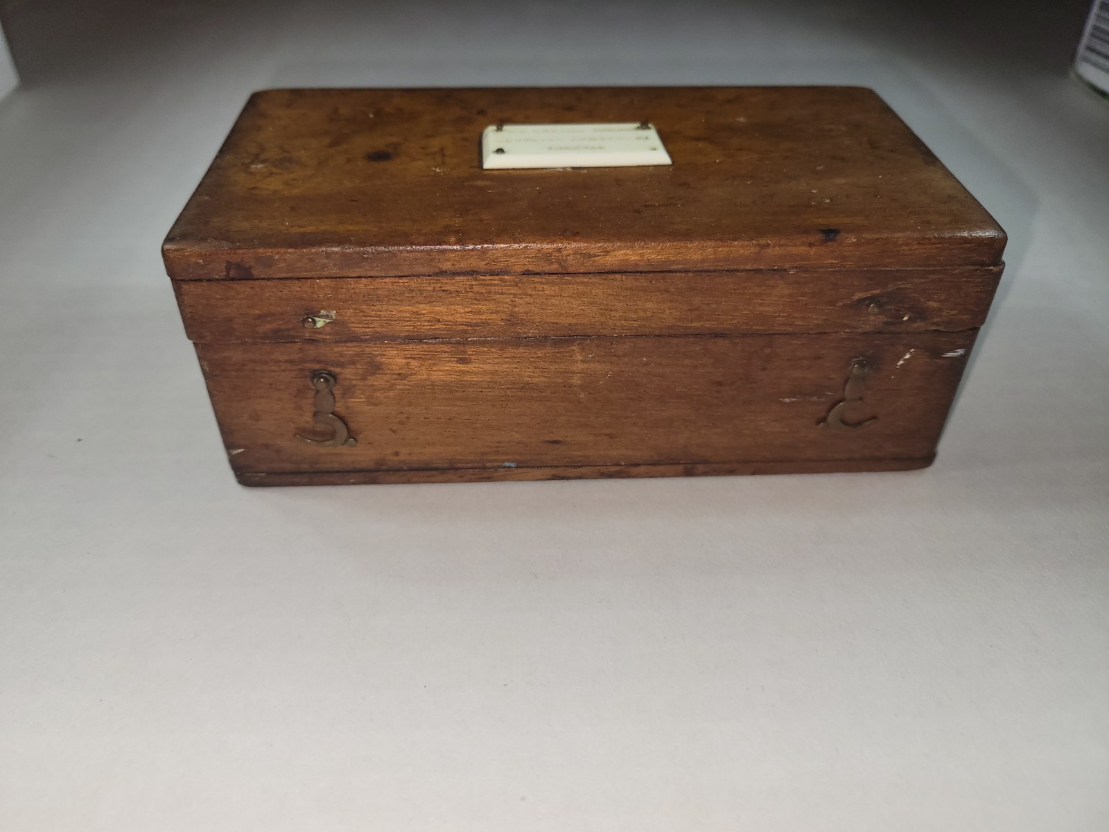 Antique W.F. Stanley London Drawing Instrument Case 13 Railway Approach