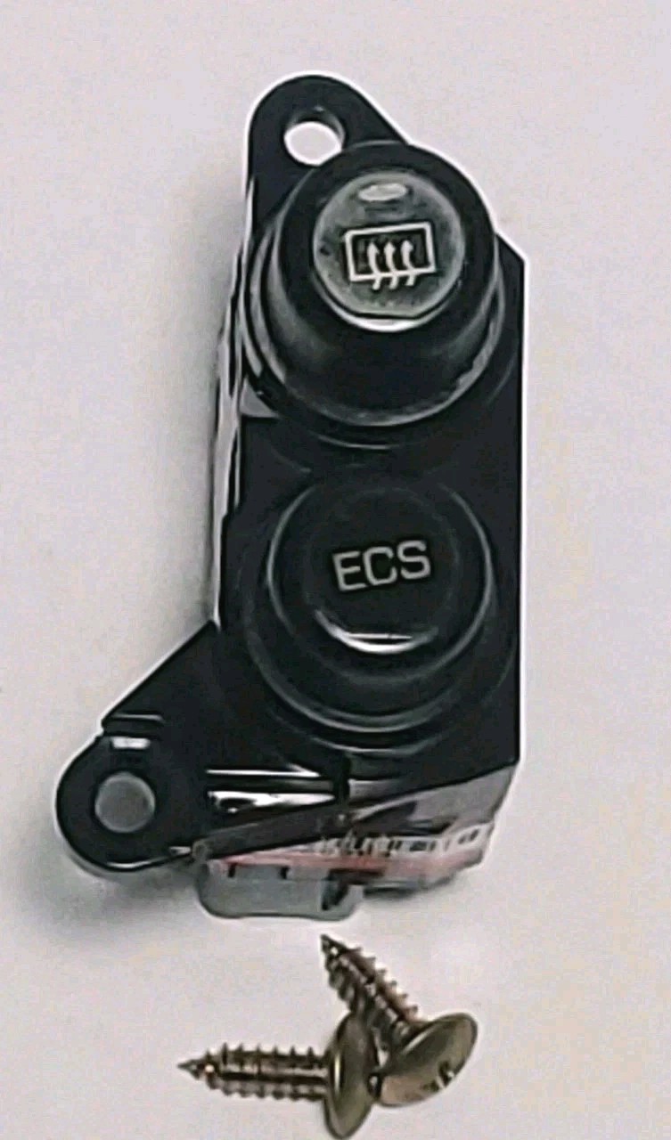 91-96 Mitsubishi 3000GT Stealth Rear Defrost & ECS Suspension Switch Button OEM