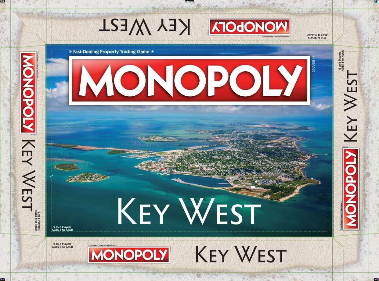 Official Hasbro Gaming Monopoly Key West, Florida Brand New in Box Gameboard 