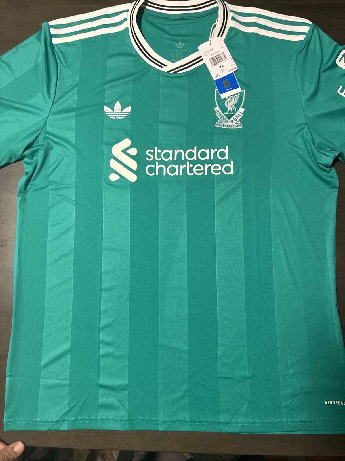 Adidas Liverpool FC 2025/26 Third Jersey Green Men’s XL JV6428
