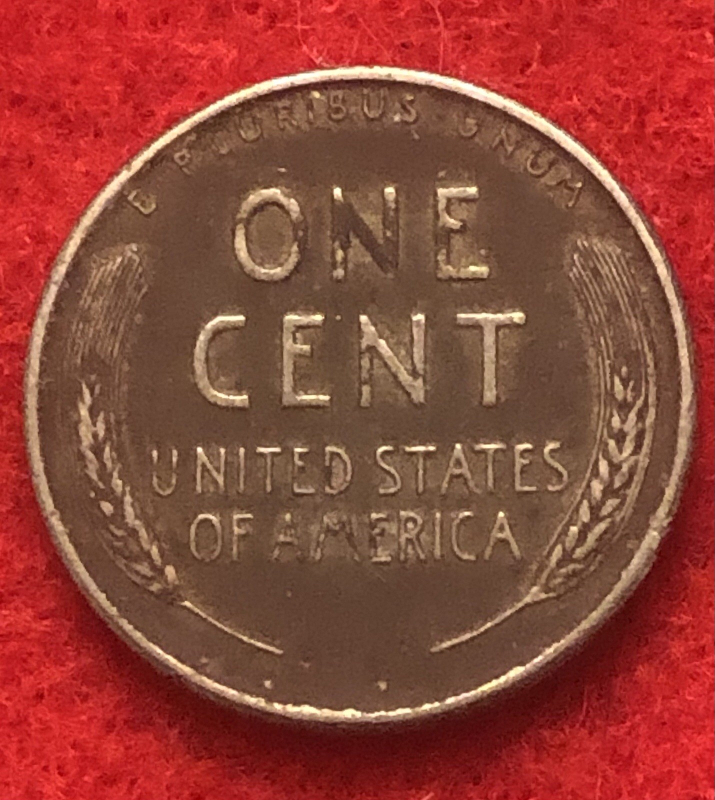 1943 1C USA Steel Cent Lincoln Wheat Penny  WWII Coin “Steelie” 