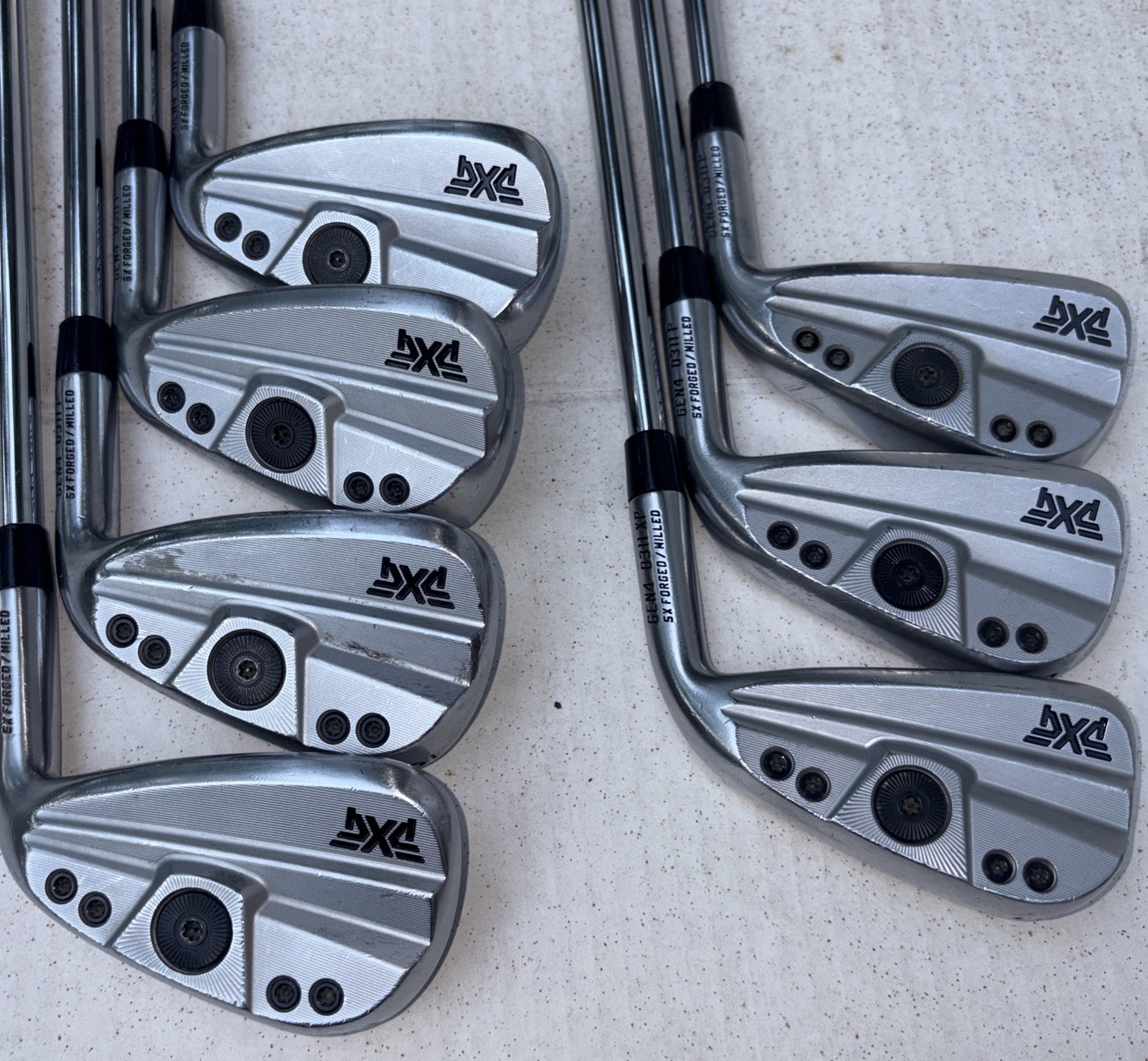 PXG 0311P Gen4 Iron Set 5-GW Elevate True Temp mph R-flex 95 EXCELLENT CONDITION