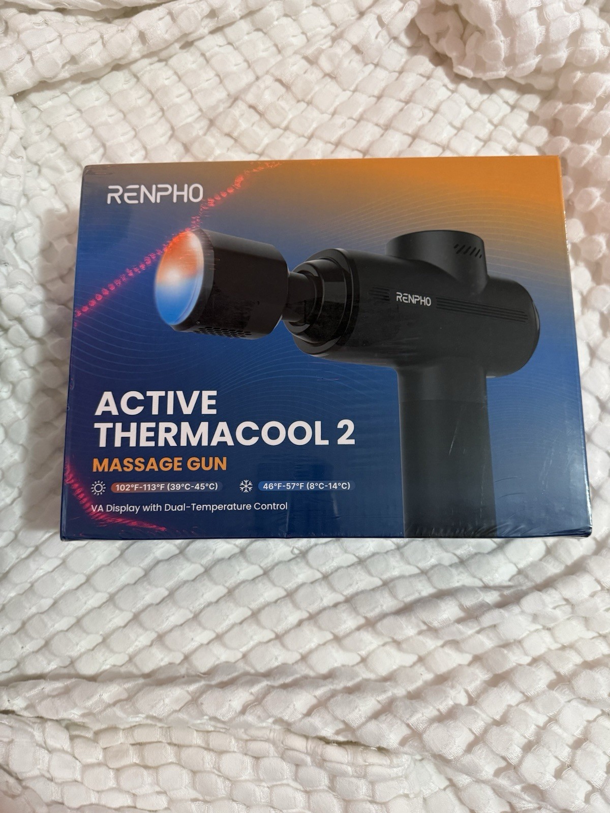 RENPHO Active Thermacool 2 Massage Gun with Heat and Cold NEW / Factory Sealed