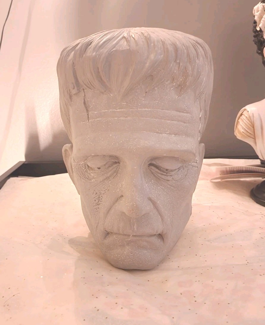 Frankenstein Head Halloween Bust Universal Monsters Viral TikTok Frankenstein Head Halloween Bust Universal Monsters Viral TikTok