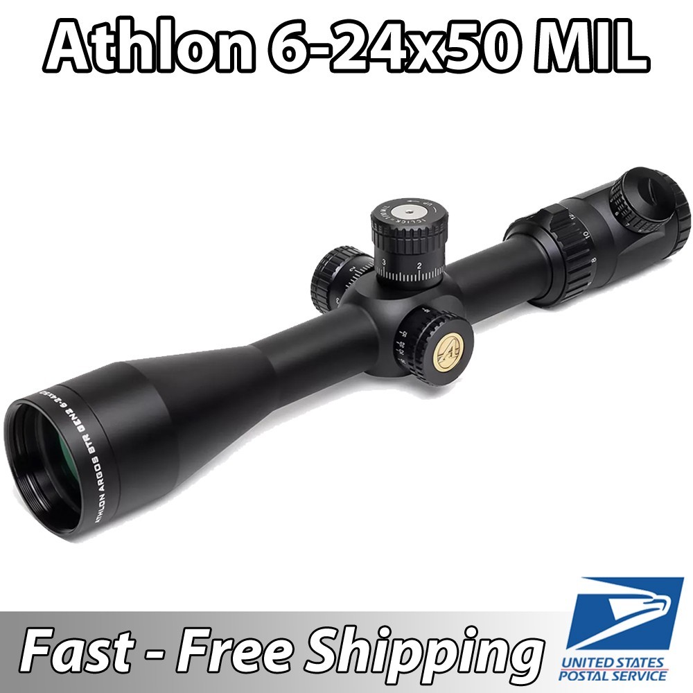 Athlon Argos BTR Gen2 6-24x50 - APMR FFP IR MIL Riflescope - 214063