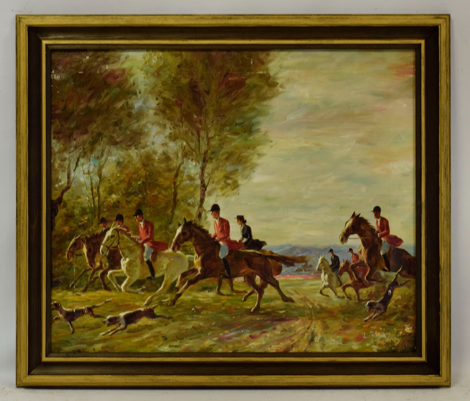 19th c. After Leszek Piasecki, antique oil painting \