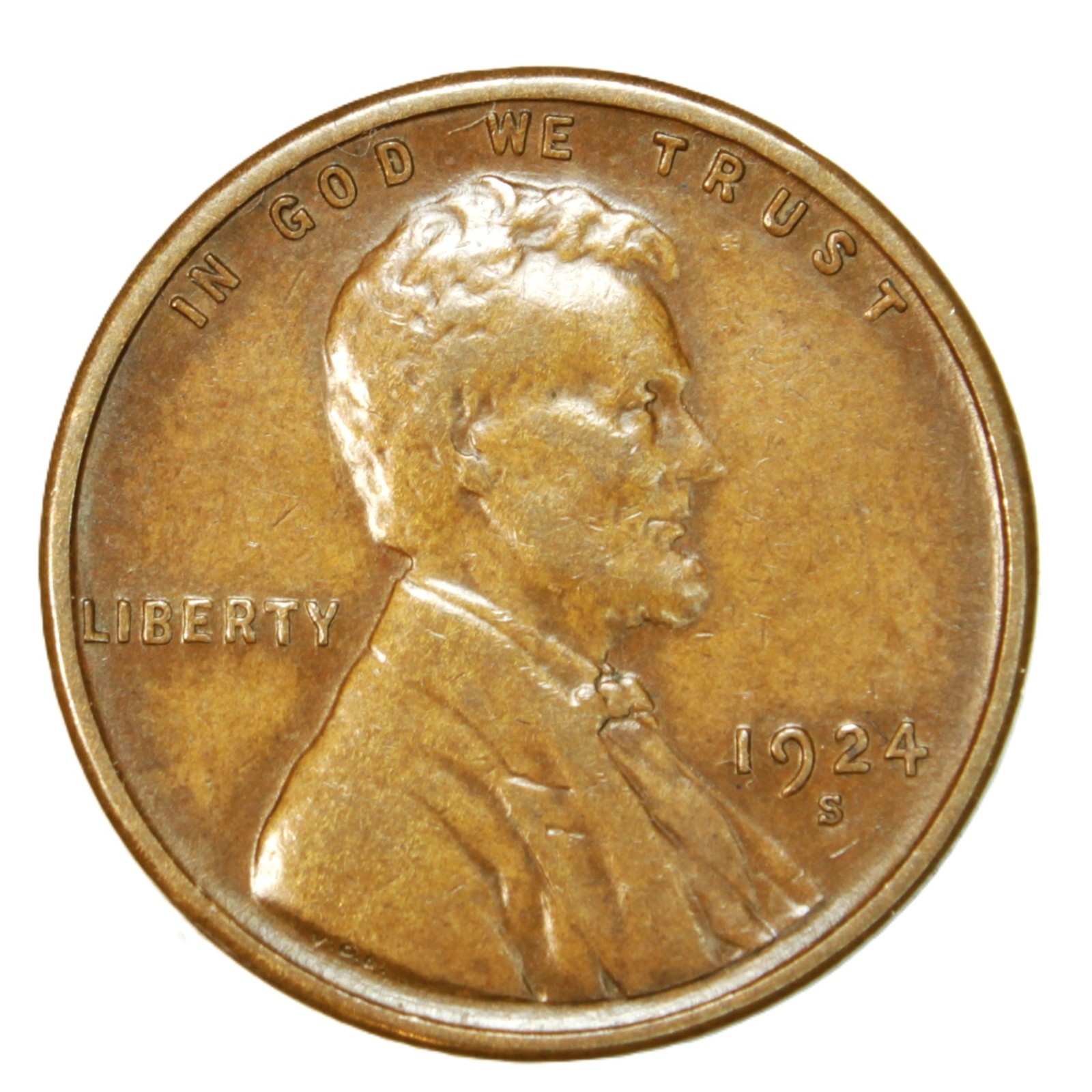 1924-S 1C BN Lincoln Cent- Choice EF- SMH 1603 1924-S 1C BN Lincoln Cent- Choice EF- SMH 1603