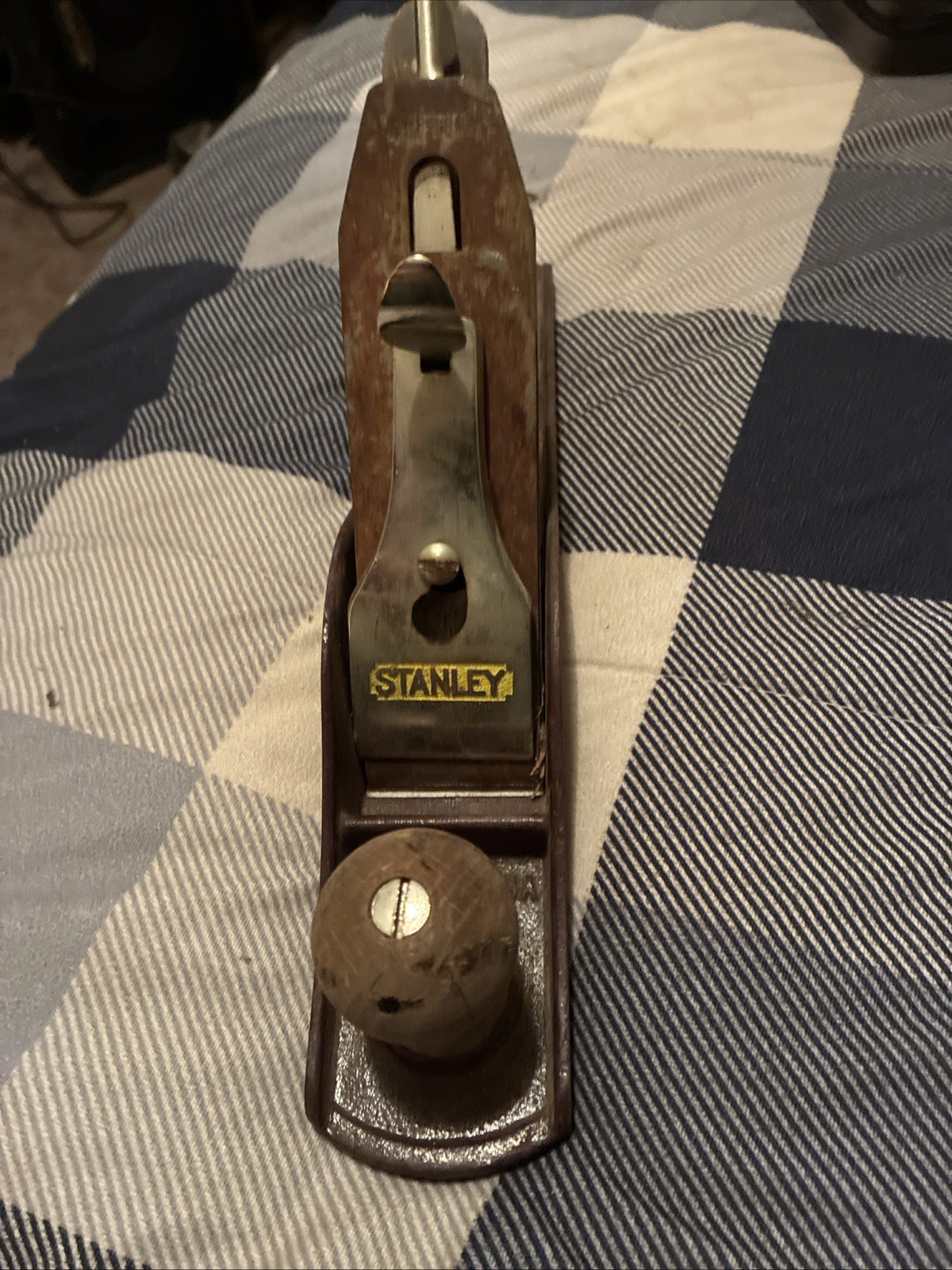 VINTAGE STANLEY 12-025 NO. 5 1/4P  wood plane MADE in USA