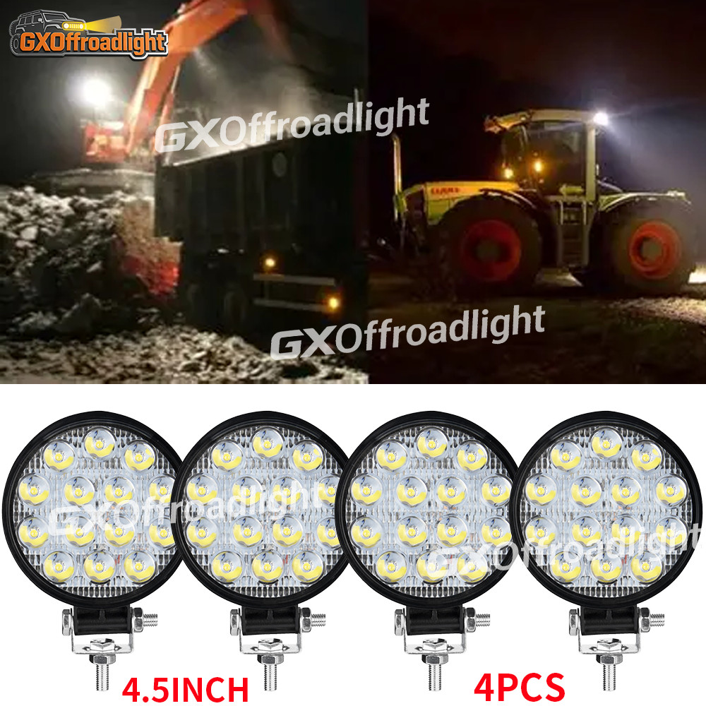 4X LED Tractor Work Lights Flood Light fit Truck,bulldozer,lawn mower,snowplow 4X LED Tractor Work Lights Flood Light fit Truck,bulldozer,lawn mower,snowplow