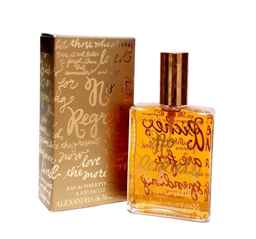 Vintage Alexandra de Markoff No Regrets 3.8 oz Eau de Toilette Spray SEE DESCRIP Vintage Alexandra de Markoff No Regrets 3.8 oz Eau de Toilette Spray SEE DESCRIP