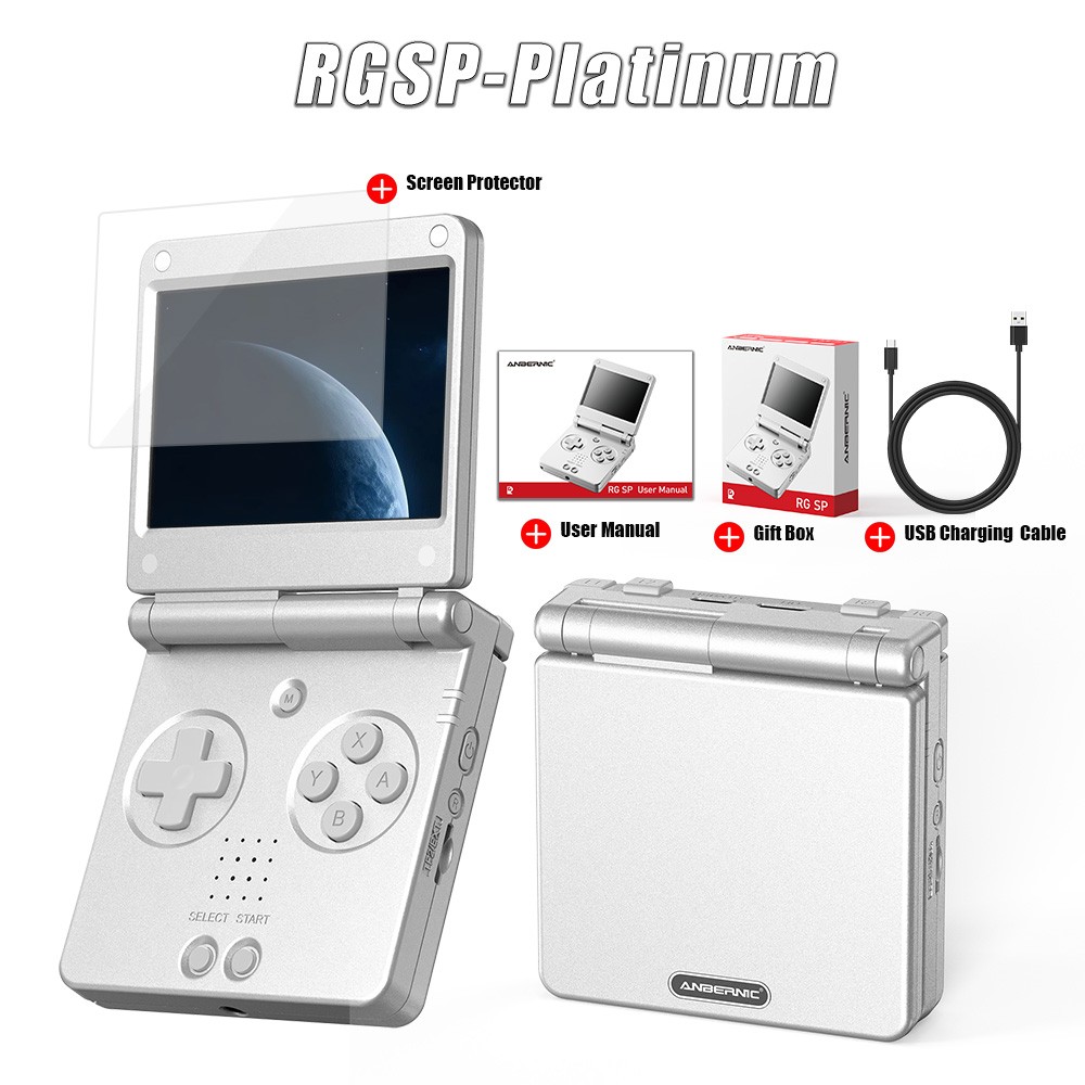 ANBERNIC RG SP Handheld Retro Game Console RGSP 3.4-inch H700 3300mAH Linux Gift