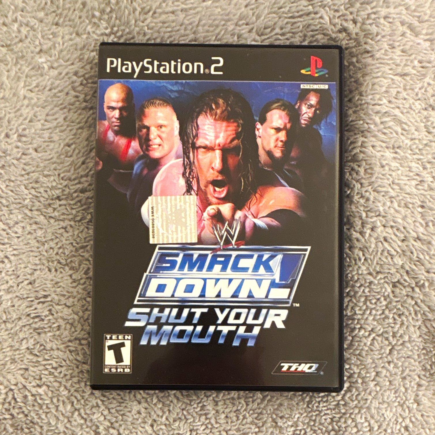 THQ WWE SmackDown Shut Your Mouth PS2 T NTSC-U/C 2002 Manual Included THQ WWE SmackDown Shut Your Mouth PS2 T NTSC-U/C 2002 Manual Included