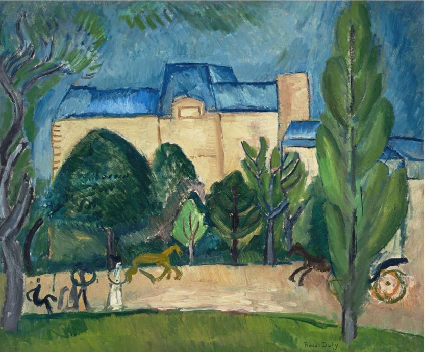 Raoul Dufy L’Avenue du Bois : Archival Quality Giclée Art Print 1909