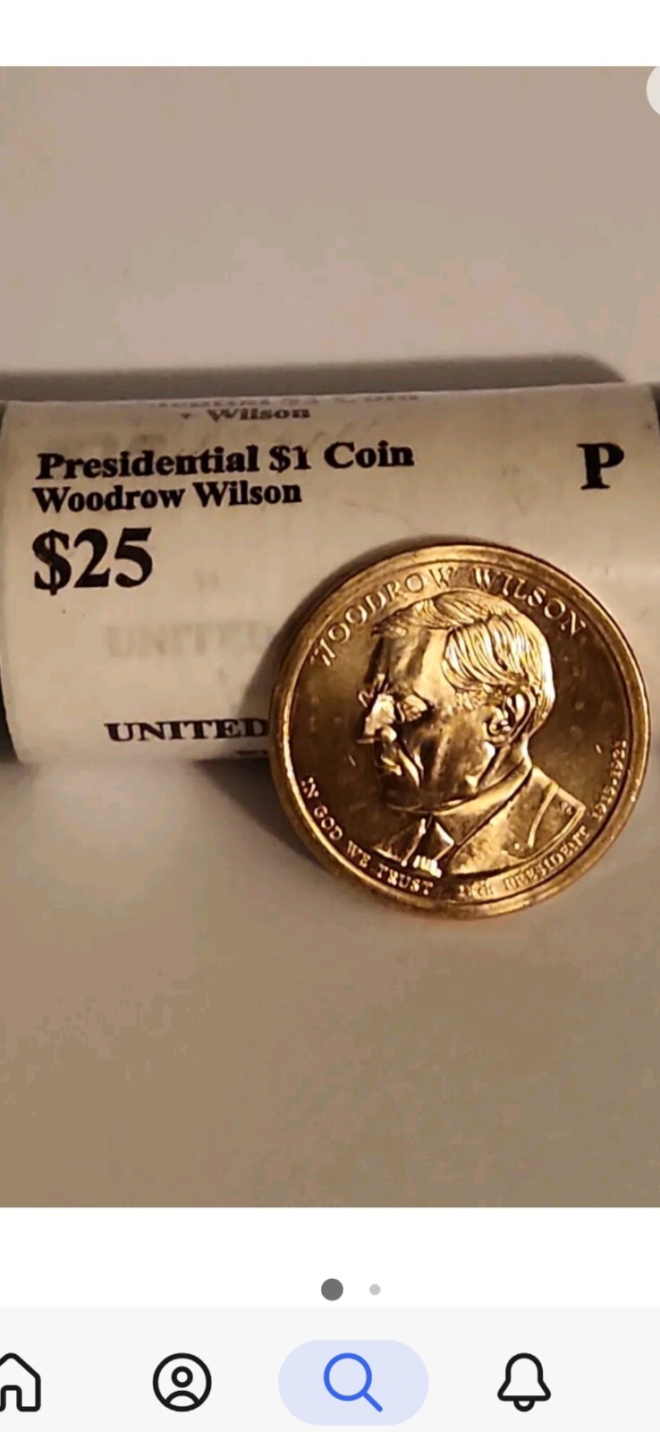 2013-P WOODROW WILSON PRESIDENTIAL DOLLAR COIN Bu Uncirculated 2013-P WOODROW WILSON PRESIDENTIAL DOLLAR COIN Bu Uncirculated