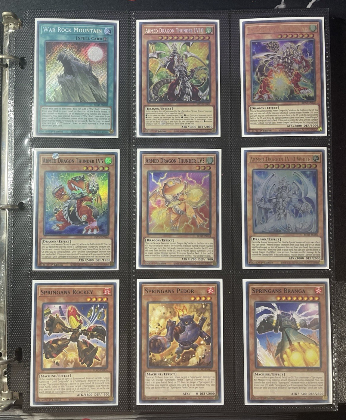 Yugioh Blazing Vortex BLVO-EN Complete Set 1st Ed NM