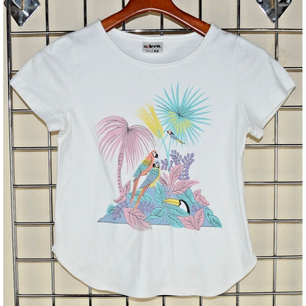 Vintage 80s T-Shirt Parrot Paradise Single Stitch Aileen Womens S Made USA