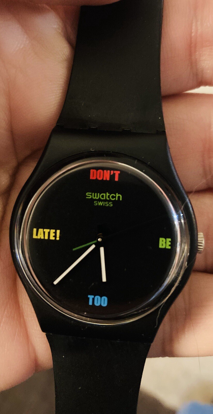 Special Edition Swatch Watch Don't Be too Late SO28B102 1984 Reloaded NEW