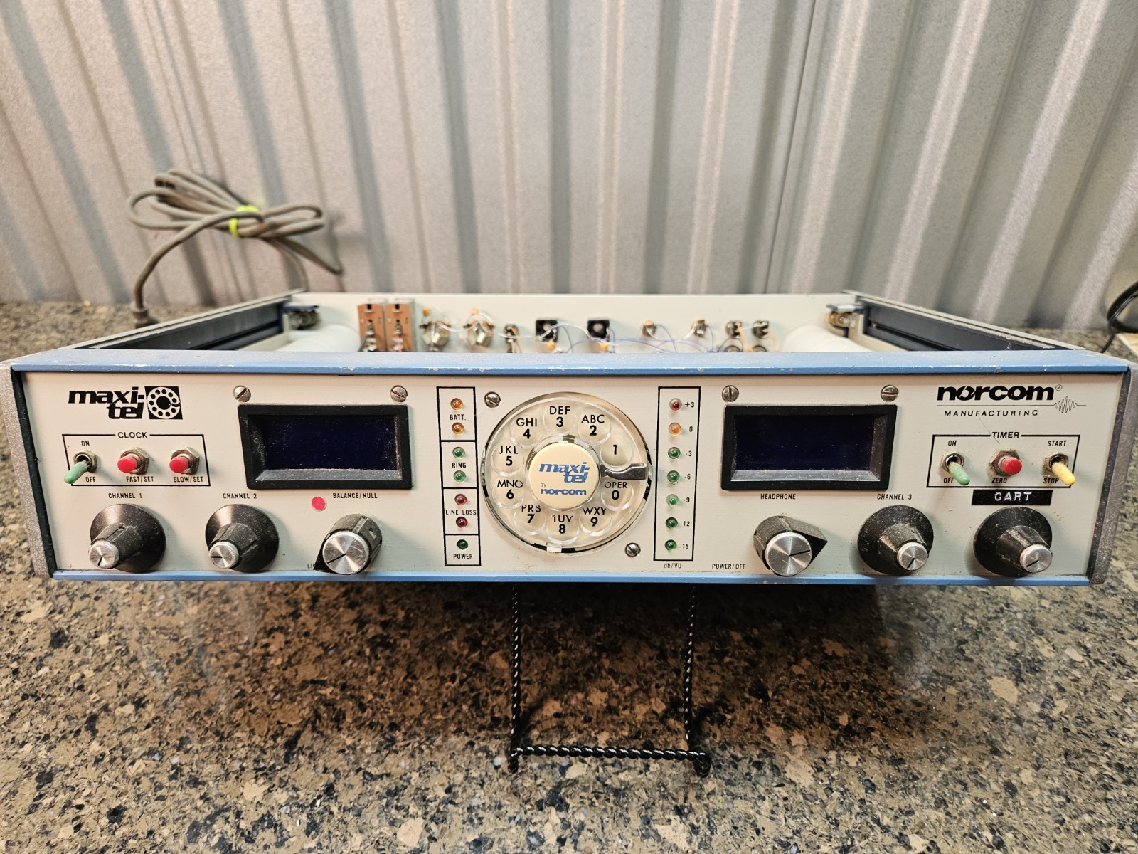 Rare Vintage Norcom Maxi-Tel Radio Remote Broadcast Mixer Brainerd MN Parts Only