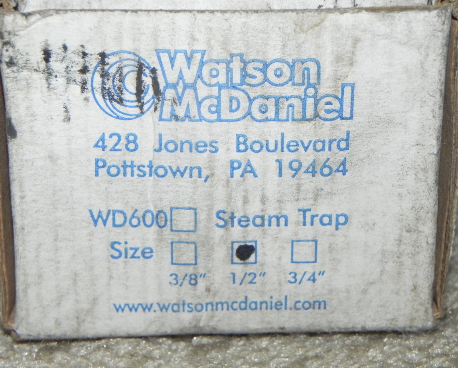 Watson McDaniel WD600 Steam Trap 1/2\ Watson McDaniel WD600 Steam Trap 1/2\