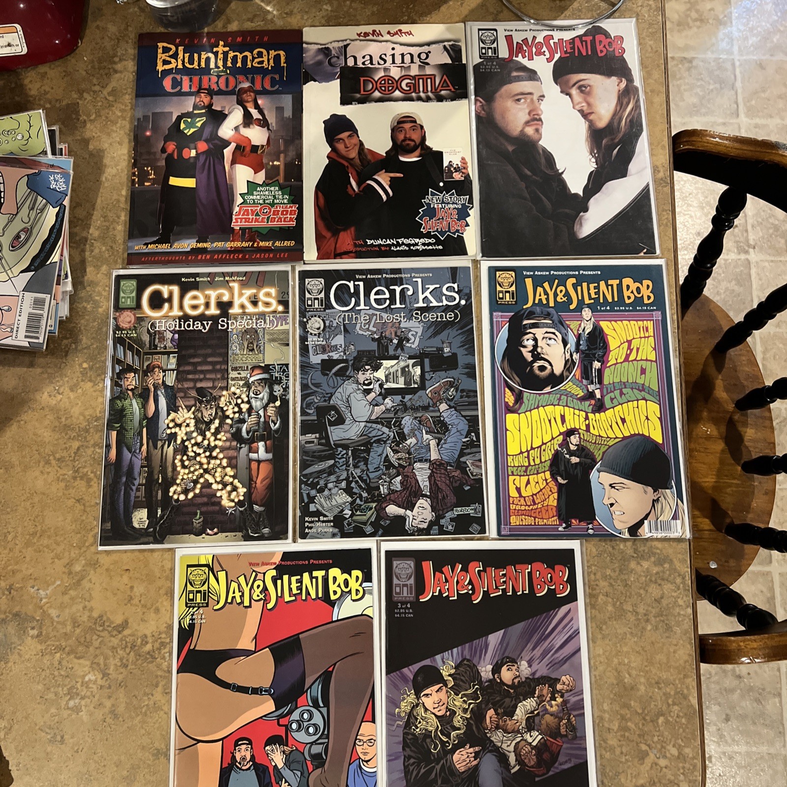 Bluntman & Chronic and Chasing Dogma TPB, Clerks and Jay and Silent Bob Comics