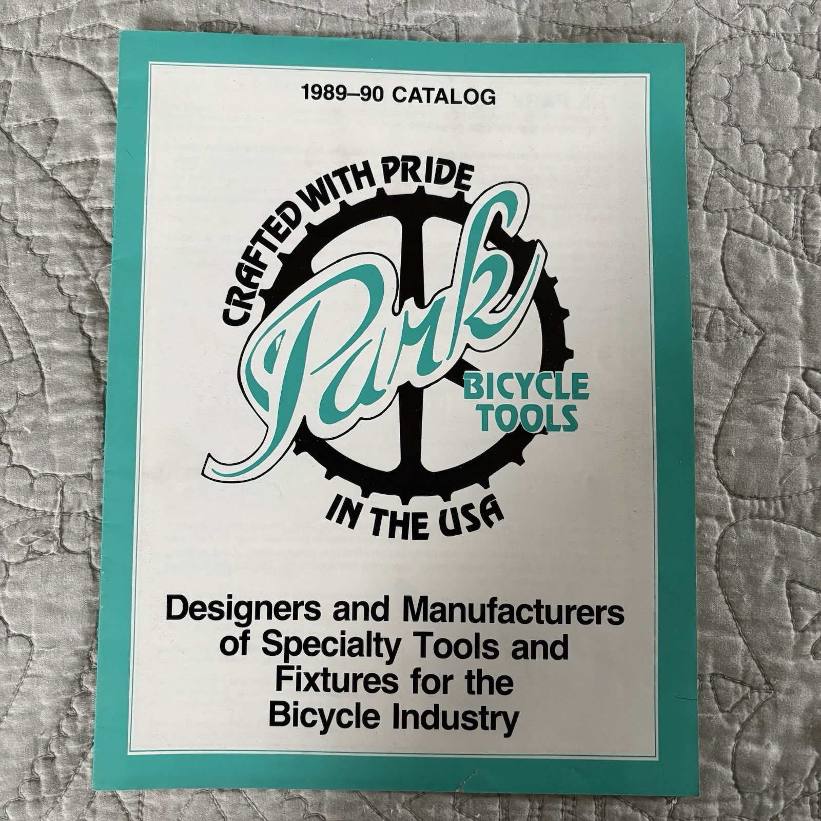 Vtg 1989-90 PARK Bicycle Tools Catalog CCP-1 Tool Kaddie TS-2 CR-2 CT-1 FT-4 PRS Vtg 1989-90 PARK Bicycle Tools Catalog CCP-1 Tool Kaddie TS-2 CR-2 CT-1 FT-4 PRS