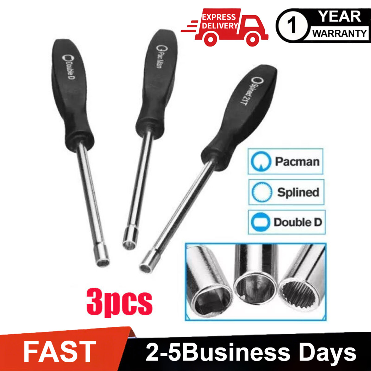 3 Screwdriver Carburetor Adjustment For Husqvarna Poulan Craftsman Chainsaw Tool