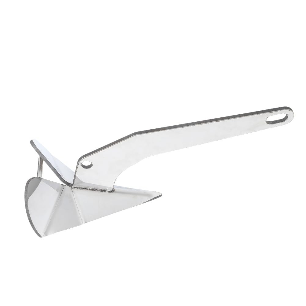 Delta Boat Anchor 22lbs 316 Stainless Steel, Fixed Boats from 28-35ft Heavy Duty