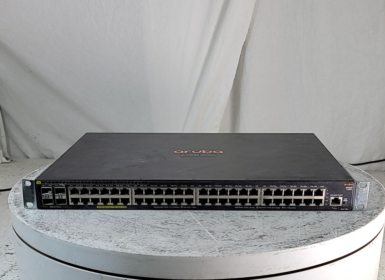 ARUBA jl557a 2930F Ethernet Switch PoE 48-Port SEE NOTES