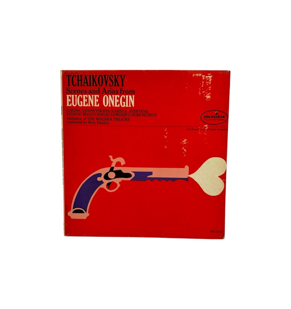 Tchaikovsky Scenes And Arias From Eugene Onegin LP 1965 Monitor VG+