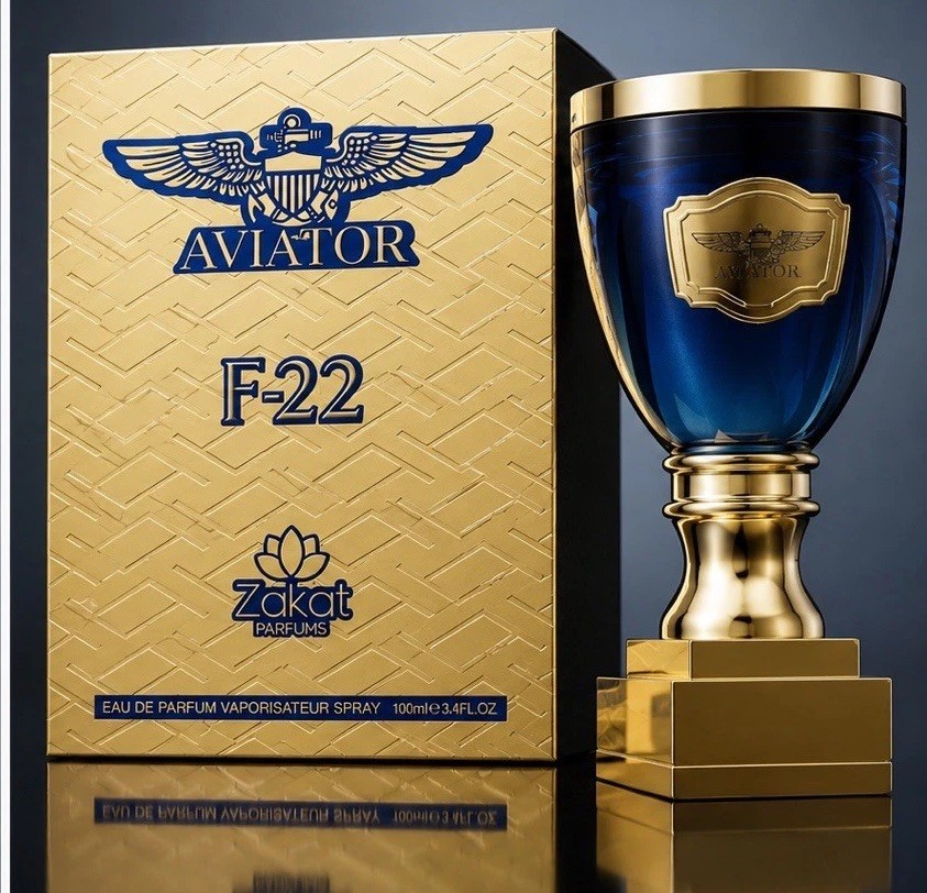 Zakat Parfums Aviator F-22 Eau de Parfum Spray 3.4 fl oz Regular Size