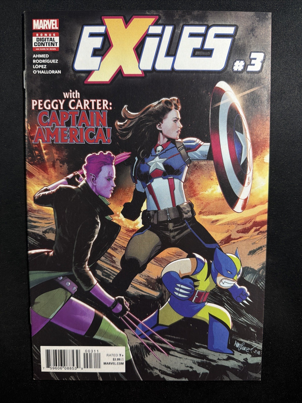 Exiles #3 2018 1st App Peggy Carter as Captain America Marvel Comics VF/NM *A5