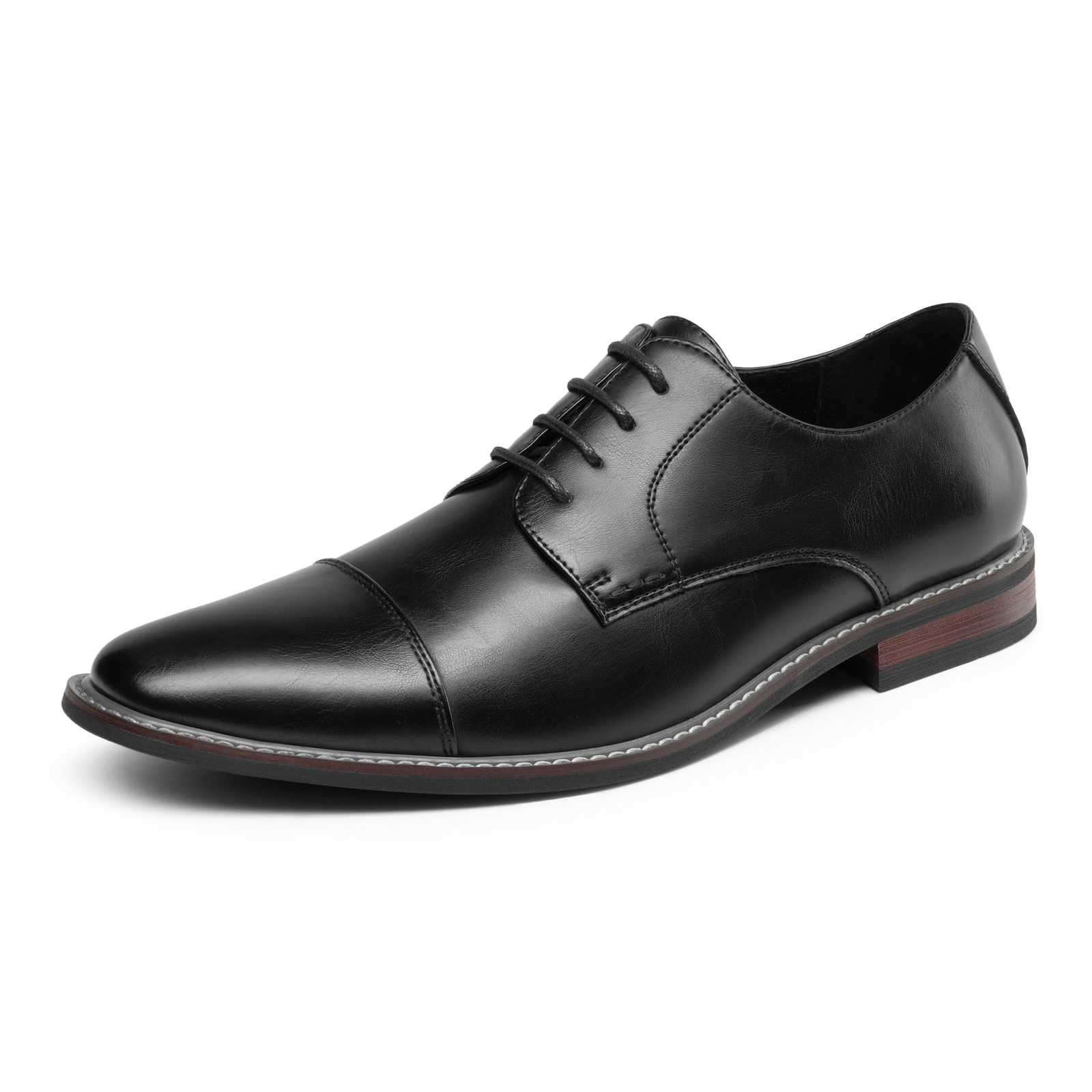 Bruno Marc Men\'s Prince Classic Modern Formal Oxford Lace Up Dress Shoes Elegant