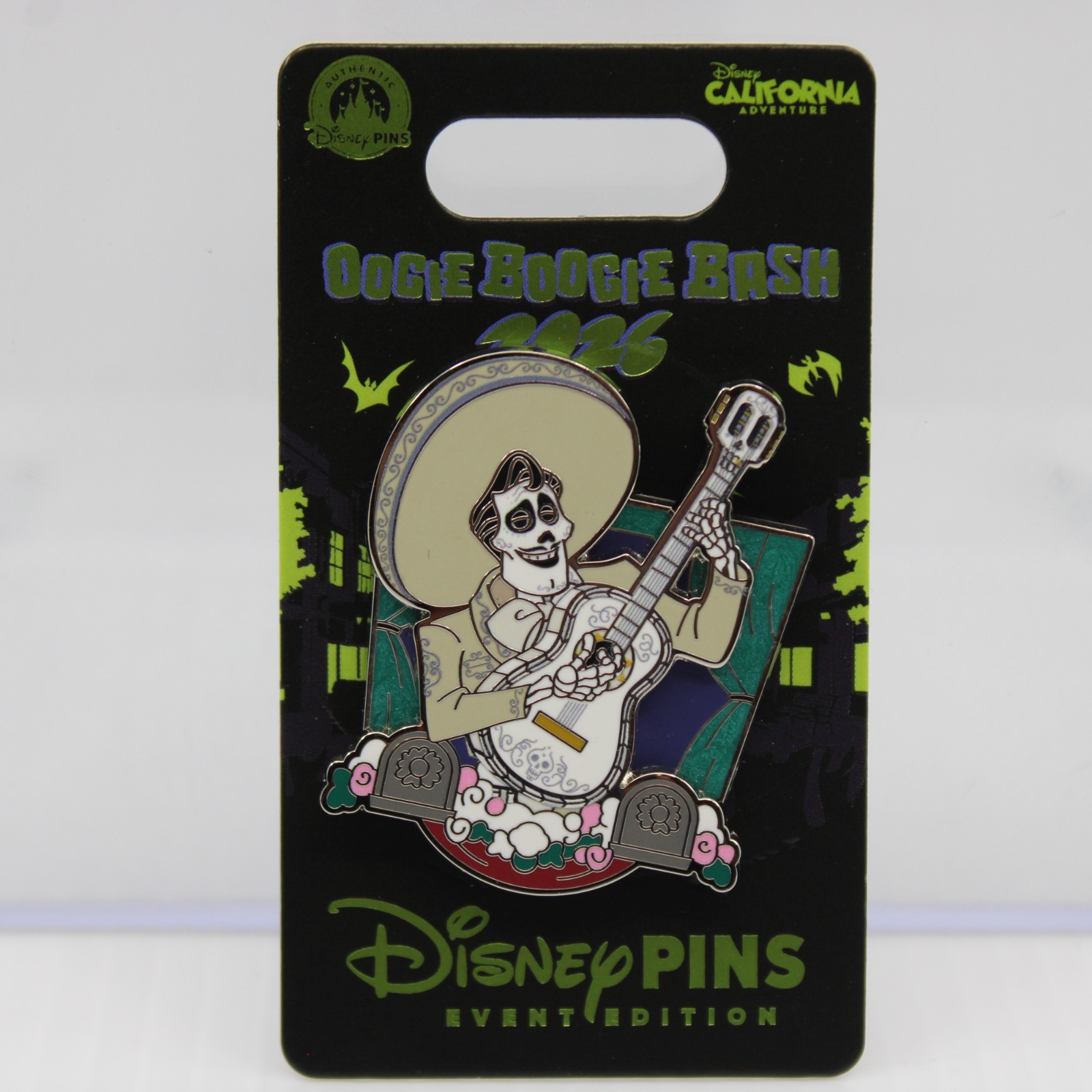 BA Disney Parks DCA Event Pin Oogie Boogie Bash 2026 Coco Ernesto De La Cruz