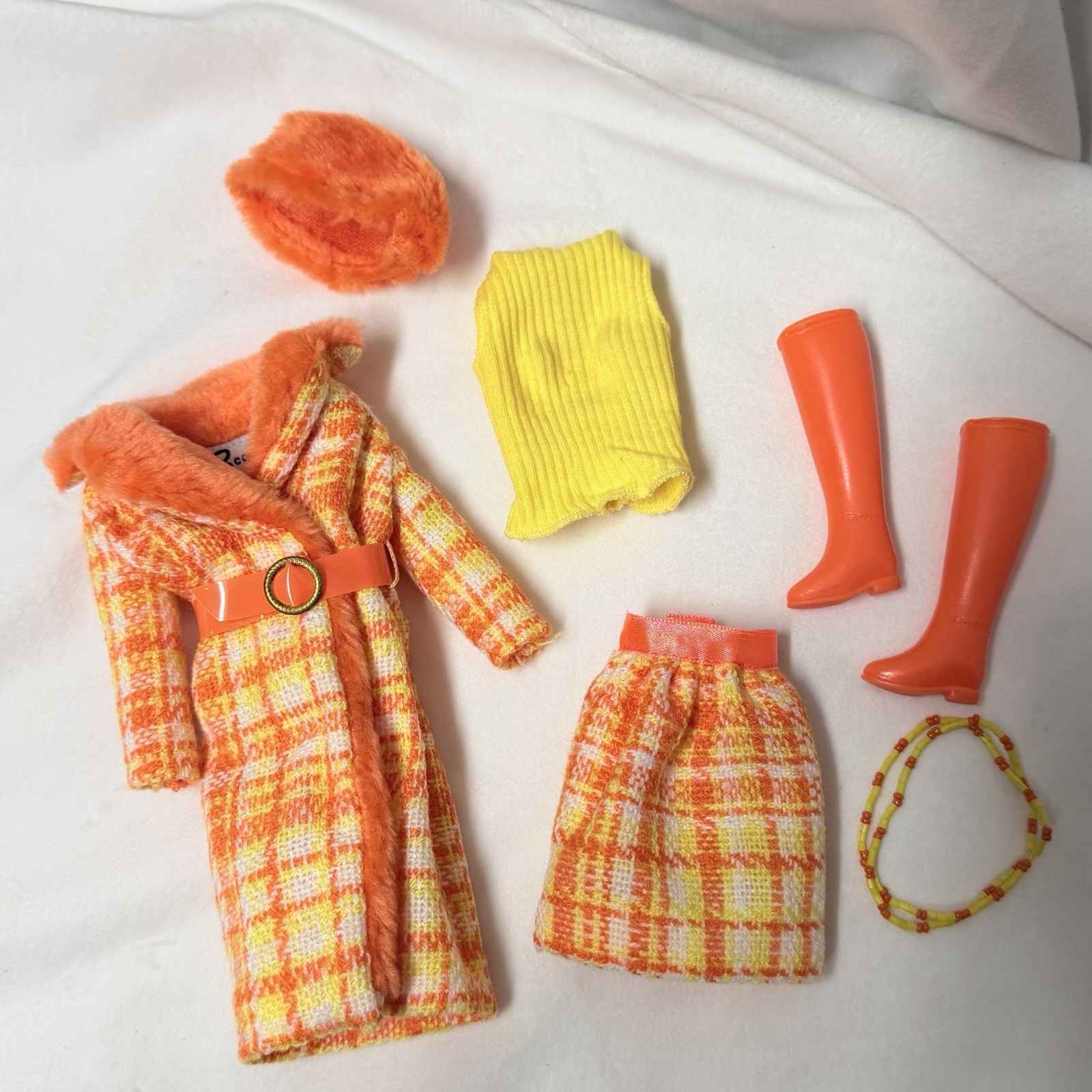 Barbie Made For Each Other Reproduction Fashion Outfit Mod Boots Necklace Hat Barbie Made For Each Other Reproduction Fashion Outfit Mod Boots Necklace Hat