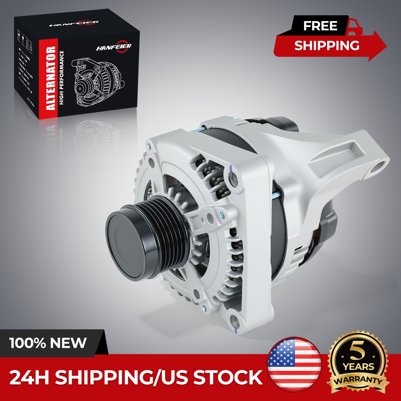 Alternator 13871 For Chrysler Town & Country Dodge Grand Caravan 2001-2007