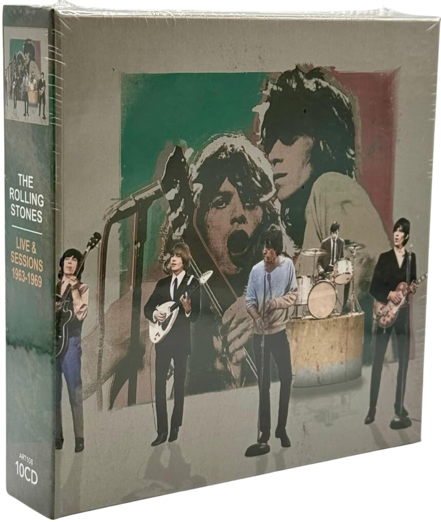 The Rolling Stones – Live & Sessions 1963-1969 10 CD Boxset - NEW