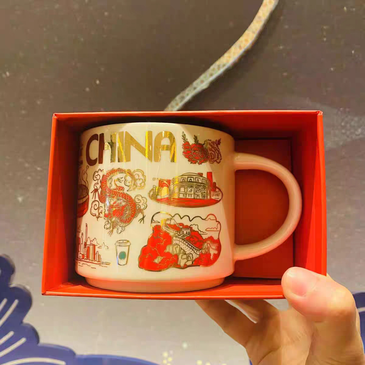 STARBUCKS “Been There Series” CHINA City Cup 414ml Coffee Mug Collectible Cup