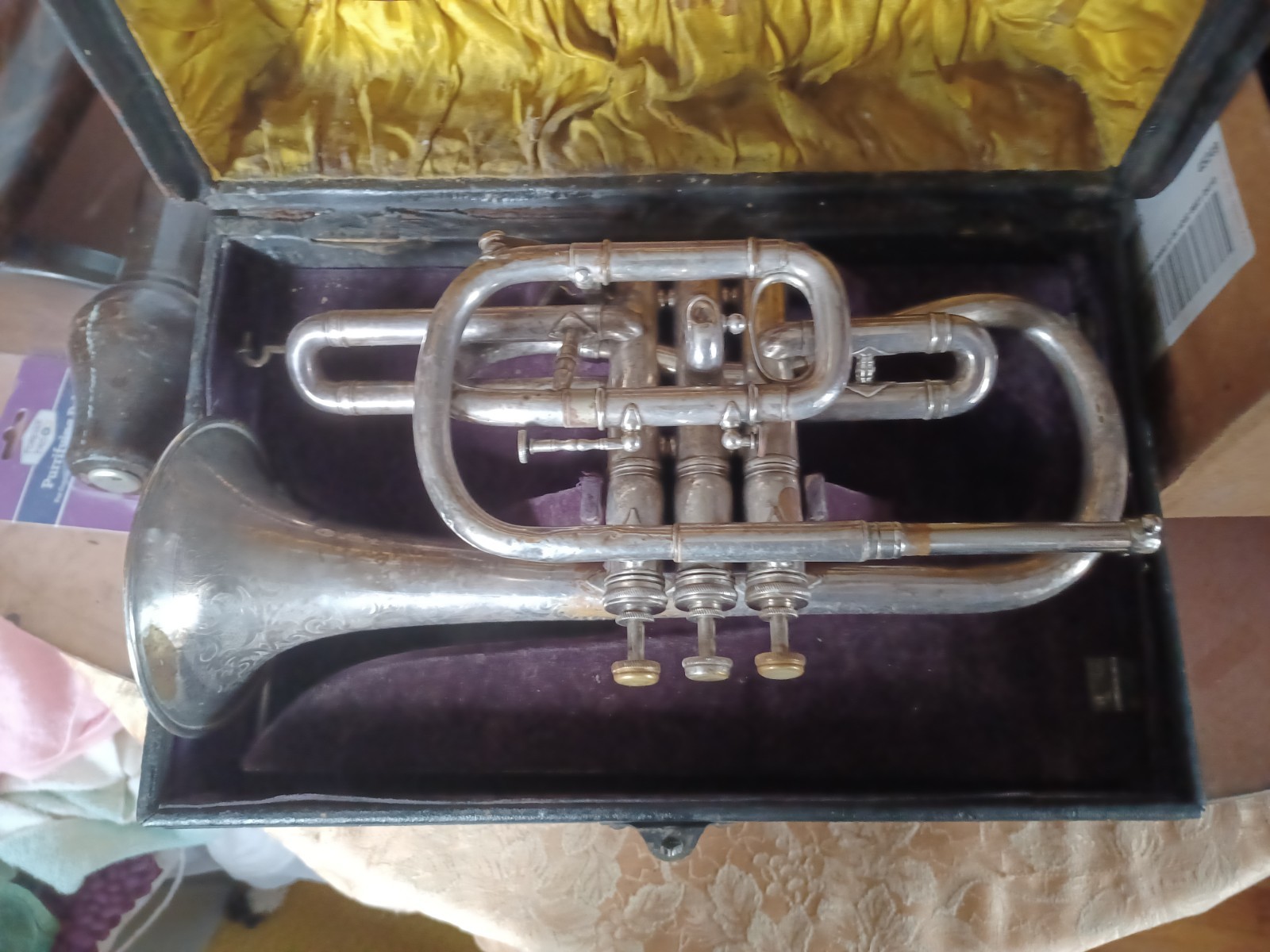 1920\'s C.G Conn Wunder Horn & Original Case 1920\'s C.G Conn Wunder Horn & Original Case