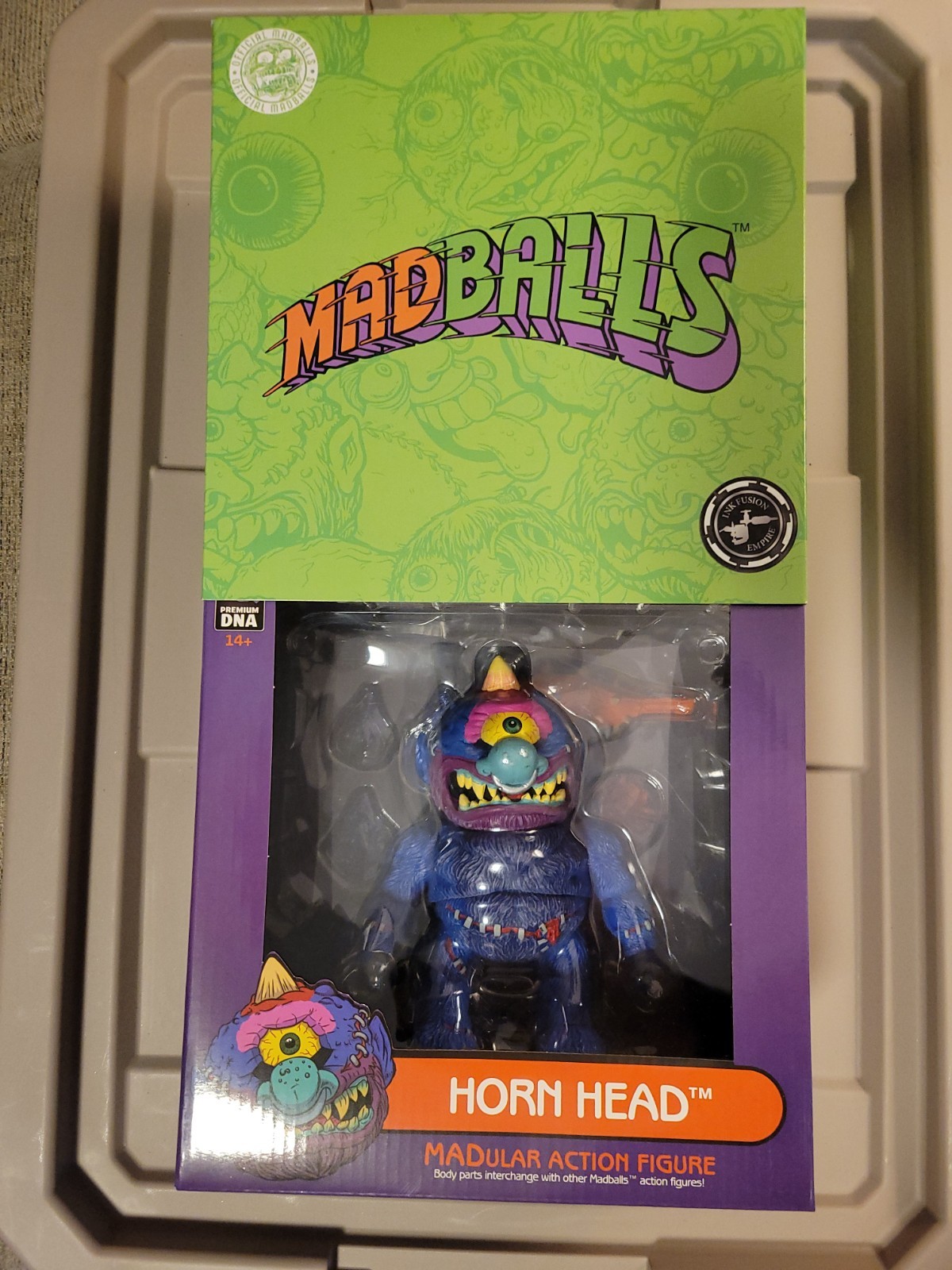 Premium DNA Madballs Horn Head Figure My Pet Monster Colorway Limited New Premium DNA Madballs Horn Head Figure My Pet Monster Colorway Limited New