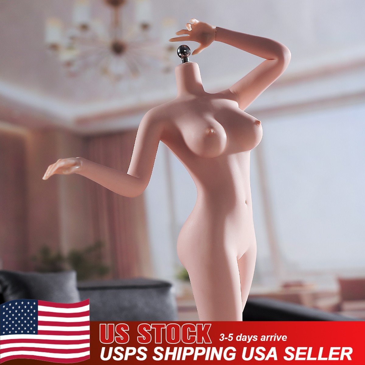 ANT T302B 1/6 Female Action Figure Large Bust 12inch Seamless Body Soldier Model