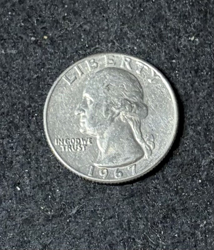 1967-Washington Quarter • Circulated 1967-Washington Quarter • Circulated