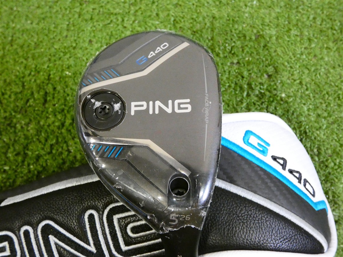 PING G440 26* 5 Hybrid Rescue Alta CB 70 Regular Graphite with Headcover New PING G440 26* 5 Hybrid Rescue Alta CB 70 Regular Graphite with Headcover New