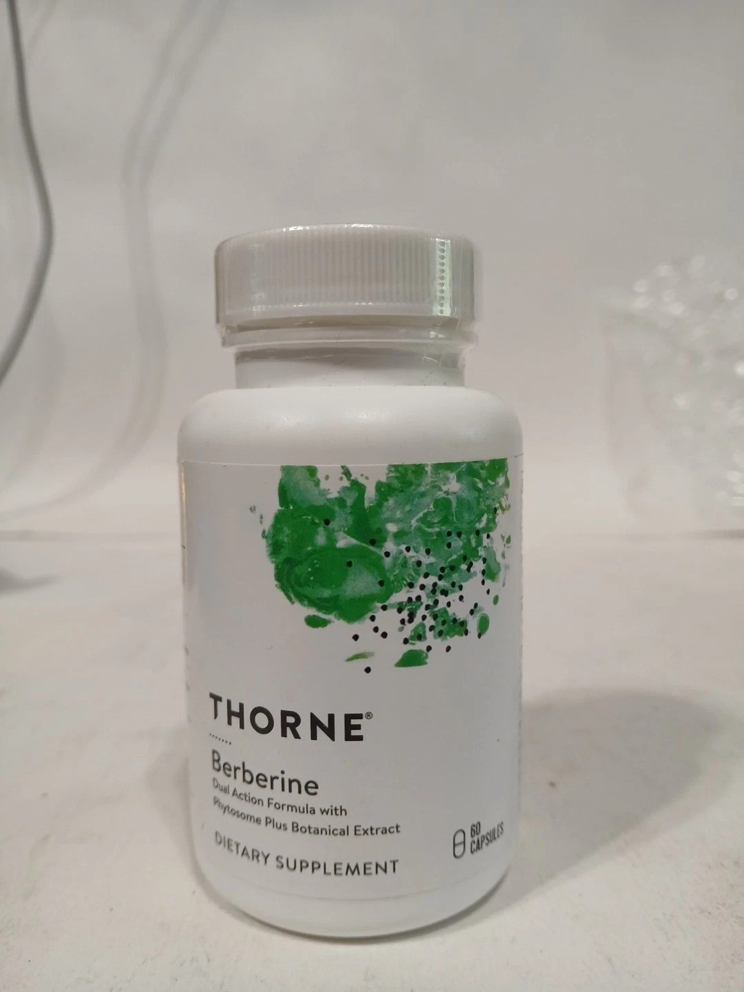 Thorne Latest Berberine, 1,000 mg Per Serving (500 mg Per Capsule), 60 Capsules