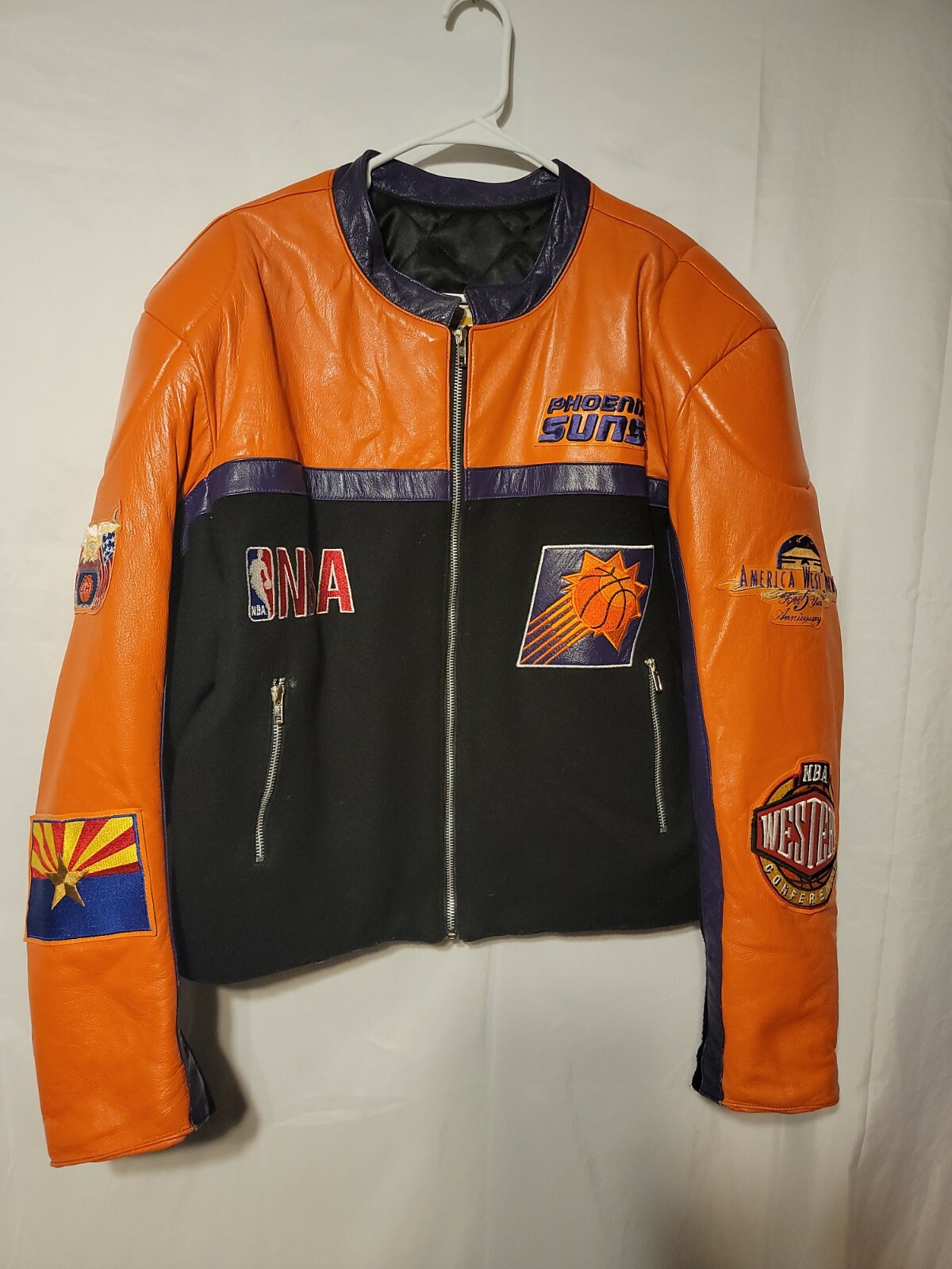 Phoenix Suns Jeff Hamilton NBA Motorcycle Cycle Jacket Large Phoenix Suns Jeff Hamilton NBA Motorcycle Cycle Jacket Large