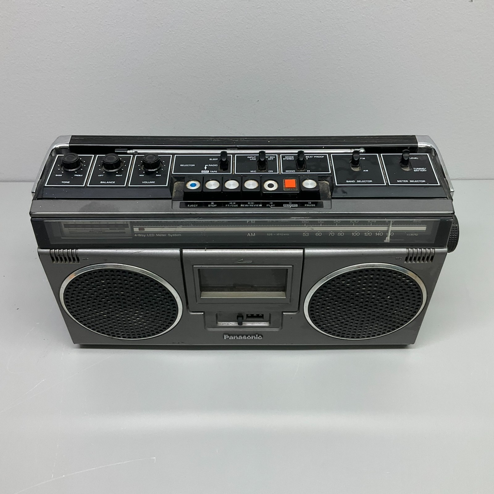 Vtg Panasonic Model RX-5040 Boombox Radio Cassette Tape Deck Tested