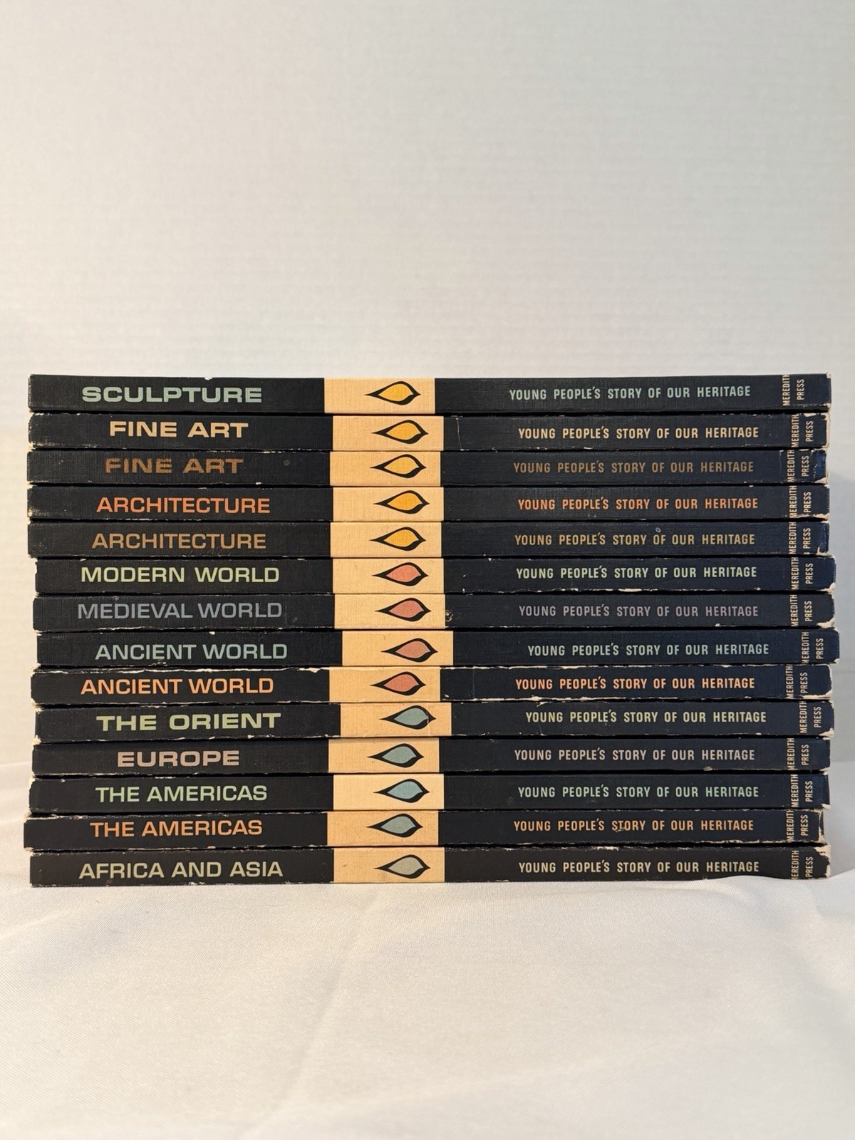Young People\'s Story of Our Heritage Complete Set 14 Volumes 1966 Hardcover