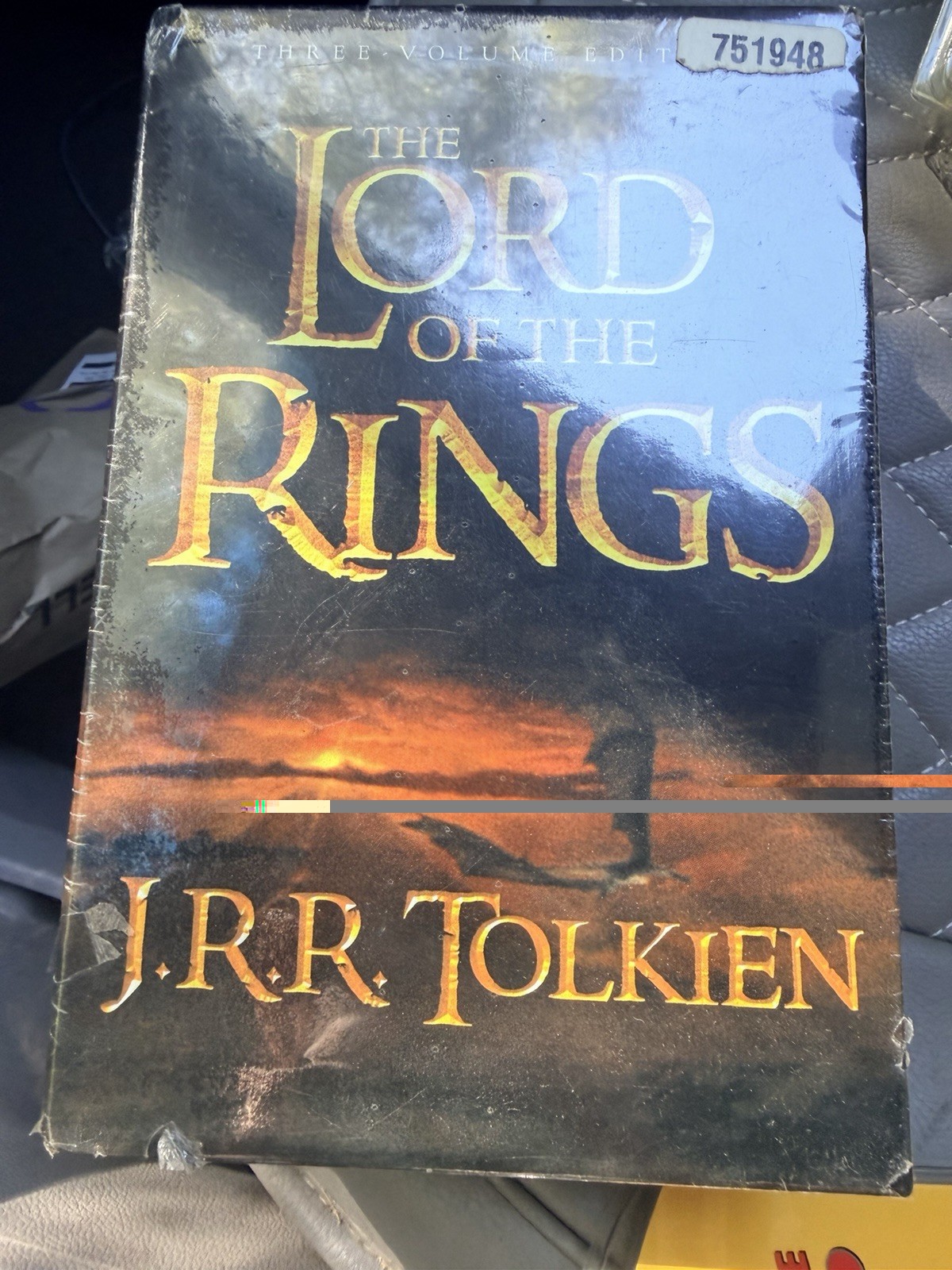 Lord of the Rings 3 Volume Box Set Fellowship Two Towers Return King Lord of the Rings 3 Volume Box Set Fellowship Two Towers Return King