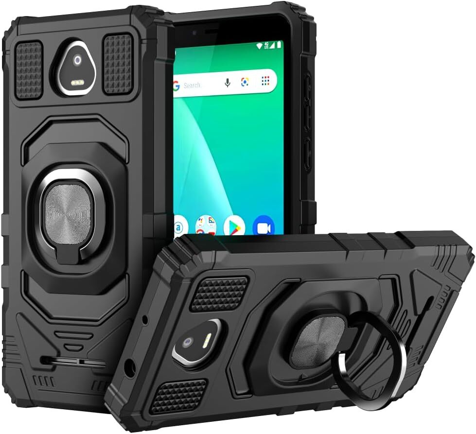 For Schok Volt SV55 Hard Hybrid Magnetic Ring Kickstand Case Cover For Schok Volt SV55 Hard Hybrid Magnetic Ring Kickstand Case Cover